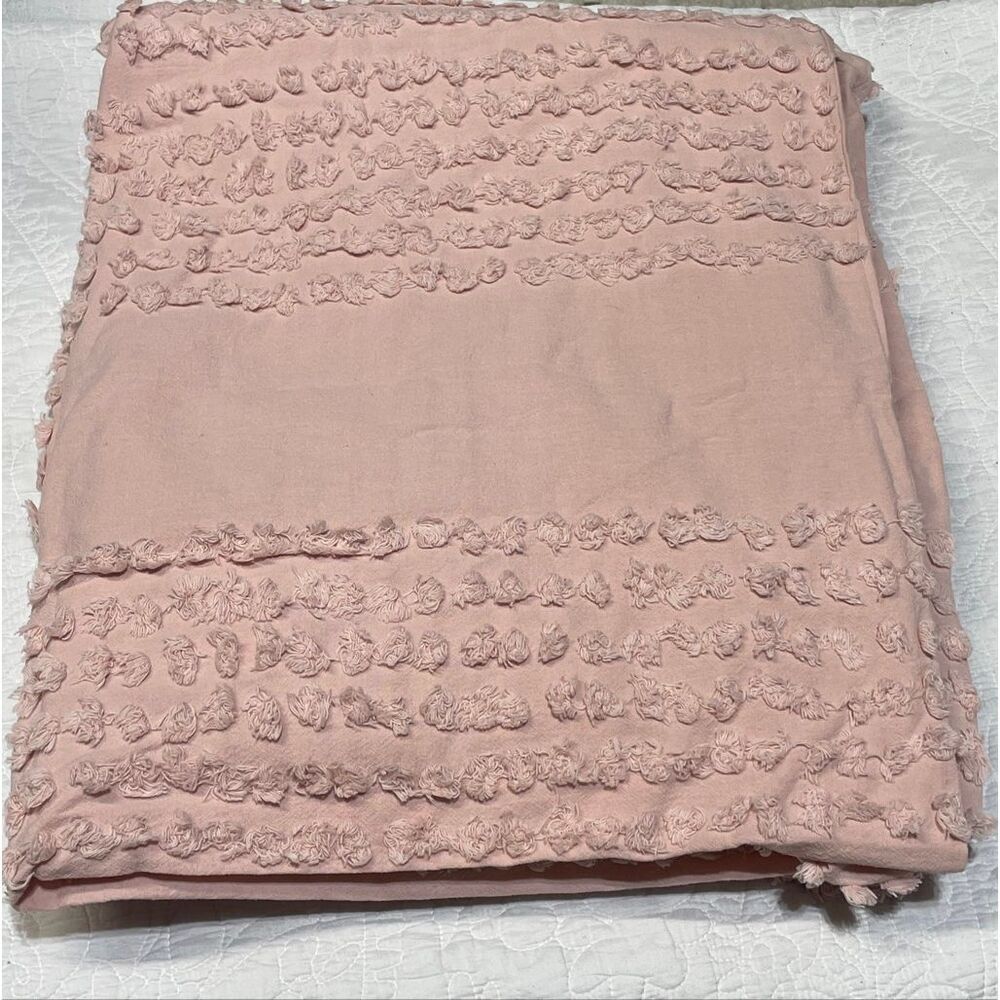 Pottery Barn Kids Candlewick Twin Duvet Blush